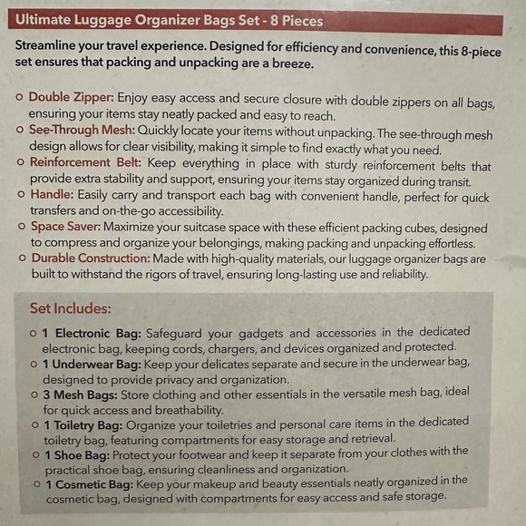 ⭐️Travel Packing Set!⭐️ - Picture 6 of 7